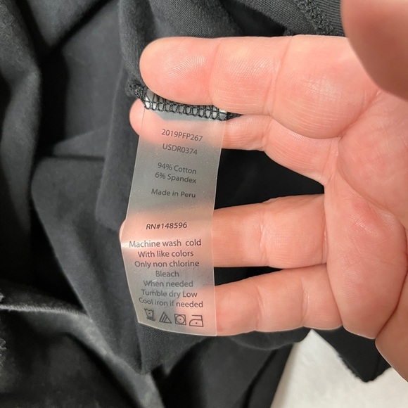 Universal Standard M(18-20) Asymmetrical Black Jersey Casual Neutral Dress - Picture 8 of 11